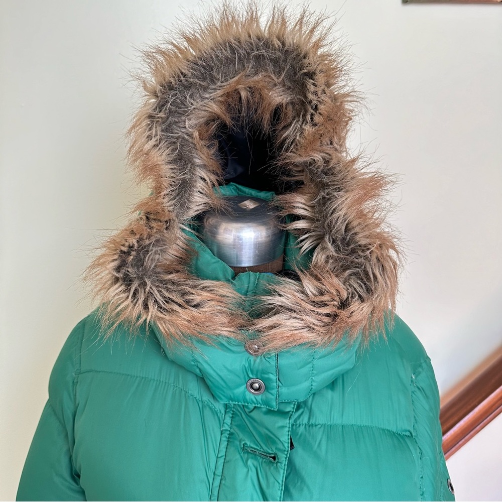 LL Bean Goosedown Puffer Coat with Removable Hood - Picture 16 of 16